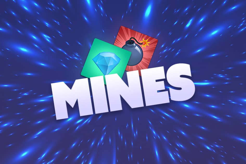 Mines crash-stil spel
